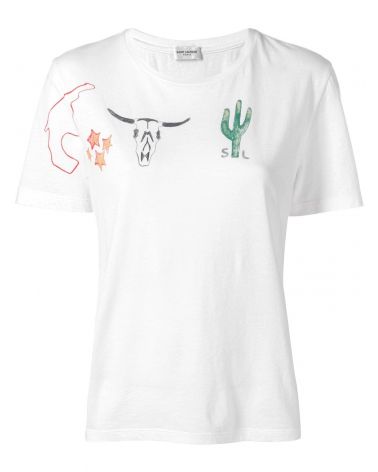 T-Shirt mm giro stampa Arizona