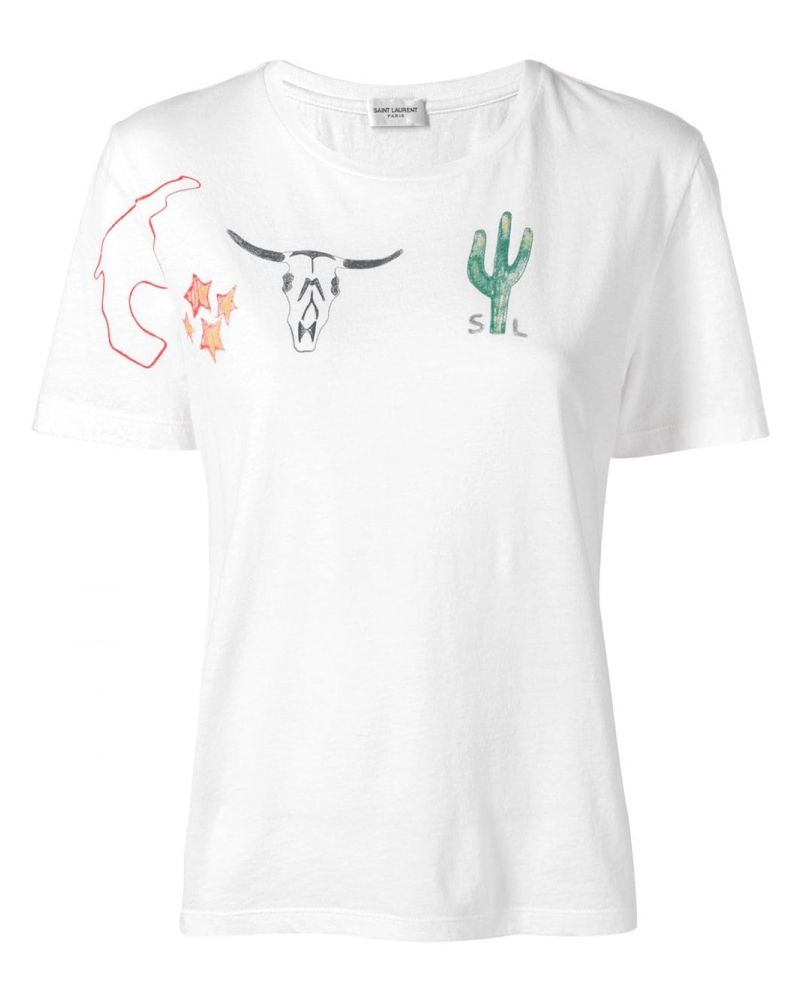 T-Shirt mm giro stampa Arizona