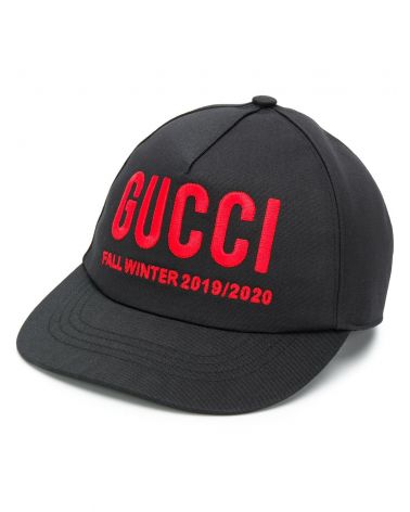 Cappello drill + ricamo Gucci