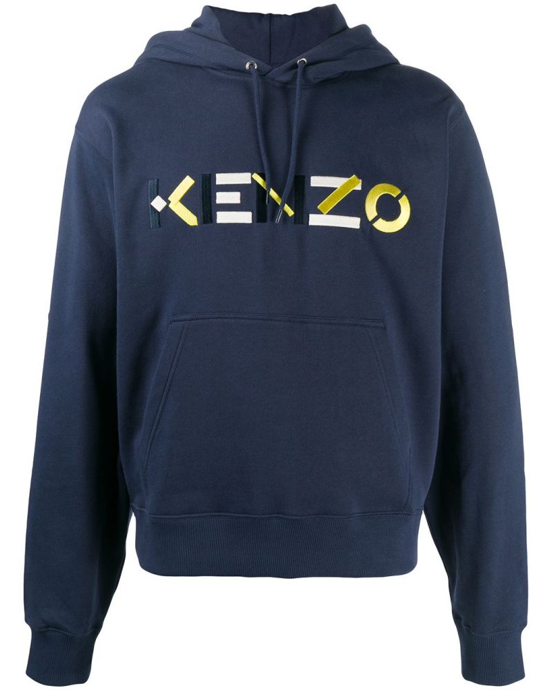 Felpa ml cappuccio logo Kenzo