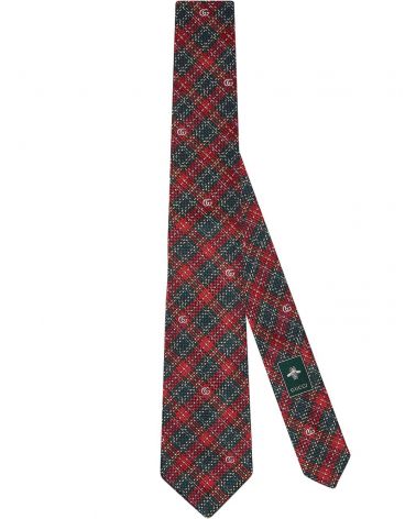 Cravatta in seta pied de poule