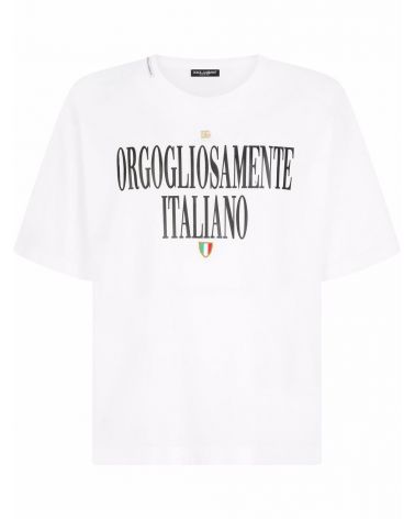 T-Shirt mm giro Orgogliosamente Italiano