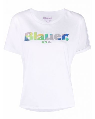 T-Shirt m giro st.logo arcobaleno