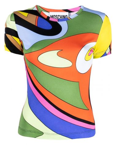 T-Shirt mm giro st.all over multicolor